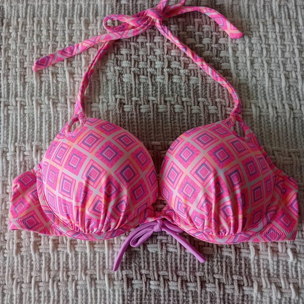 Victoria's Secret Pink Geometric Bikini Top